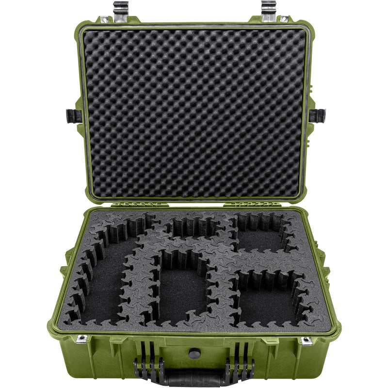 RAGAR Eylar Hard Case with Foam Insert (Green, 24")