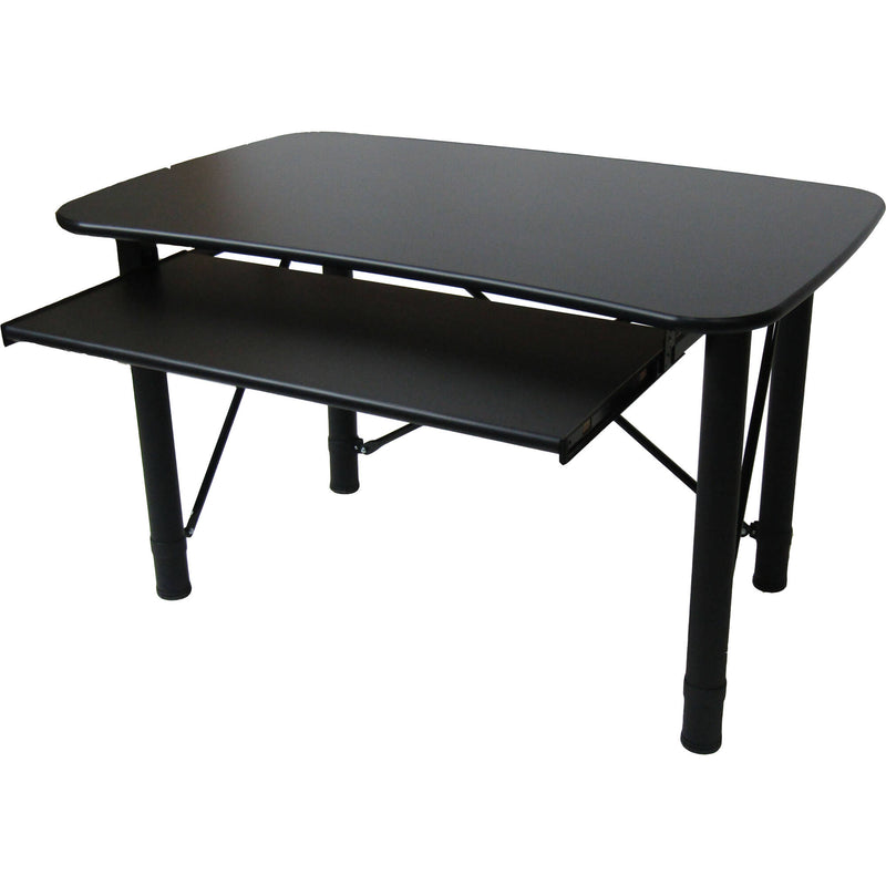 RAB Audio ProRak 48 No-Bridge Desk with Keyboard Tray (Black)