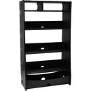 RAB Audio Guitar Studio Shelving Unit with 3 Shelves and 3 RU (Black)