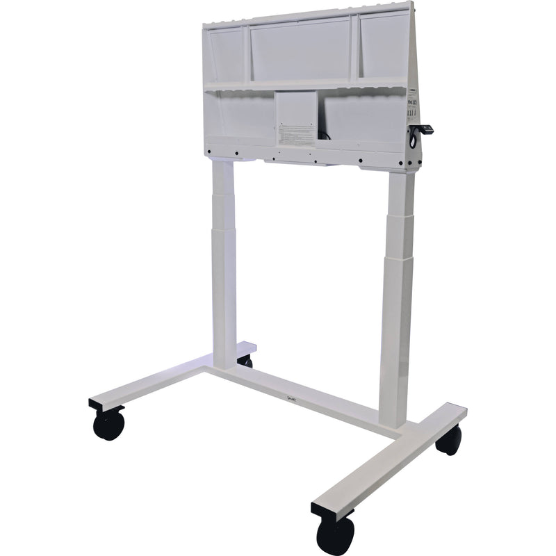 SMART Technologies FSE500W Electric Height-Adjustable Flat Panel Cart for Up to 86" Displays (White)