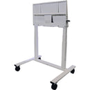 SMART Technologies FSE510W Electric Height-Adjustable Flat Panel Cart for Up to 86" Displays (White)