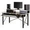 RAB Audio ProRak 61 Audio Desk with 12 RU (Black and Almond Trim)