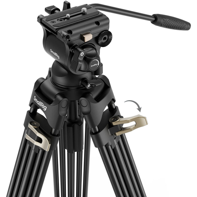 SmallRig AD-01S Heavy-Duty Tripod and Fluid Head Kit