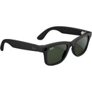 Meta Ray-Ban Wayfarer AI glasses with Transitions (Matte Black, Large)