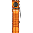 Olight Perun 3 Rechargeable Right-Angle LED Flashlight and Headband (Orange)