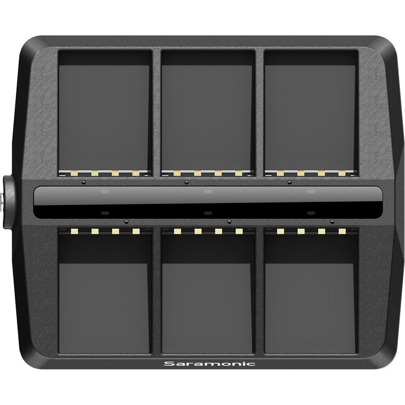 Saramonic WiTalk9-CB6 6-Bay Charger for WiTalk9 Intercom Headsets WiTalk9-BP Batteries