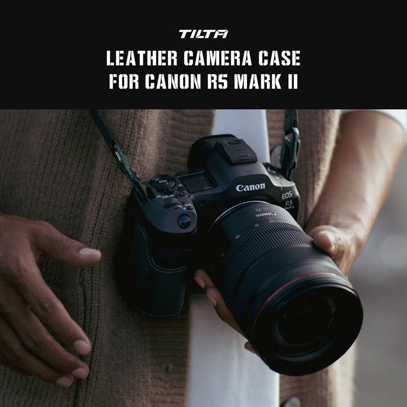 Tilta Leather Half Case for Canon R5 Mark II (Green)