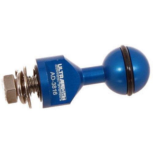 Ultralight Universal Ball Adapter with 3/8" Bolt (Blue)