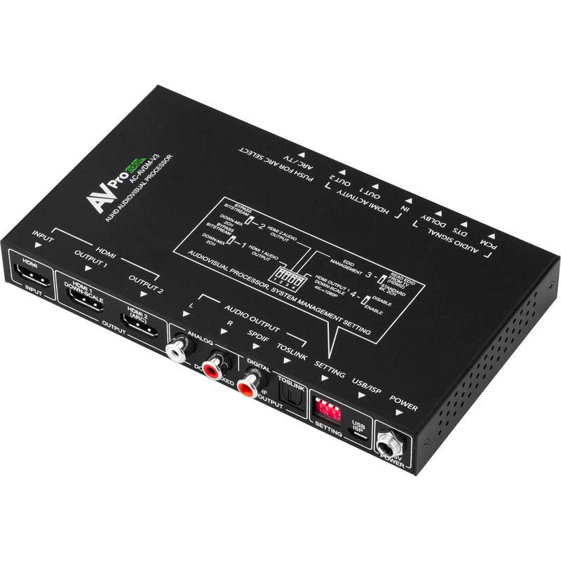 AVPro Edge 4K HDMI 8-Channel Audio/Video Downmixer