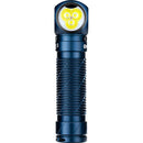 Olight Perun 3 Rechargeable Right-Angle LED Flashlight and Headband (Midnight Blue)