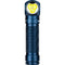 Olight Perun 3 Rechargeable Right-Angle LED Flashlight and Headband (Midnight Blue)