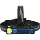 Olight Perun 3 Rechargeable Right-Angle LED Flashlight and Headband (Midnight Blue)