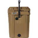 ROAM Adventure Rugged Cooler with Handle (Desert Tan, 15 Quart)