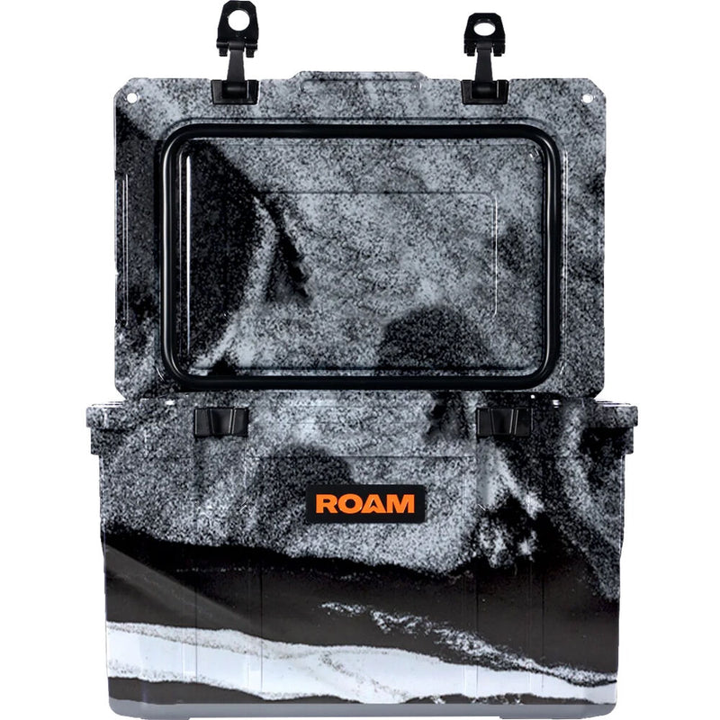 ROAM Adventure Rugged Cooler with Handle (Black & White Marble, 20 Quart)