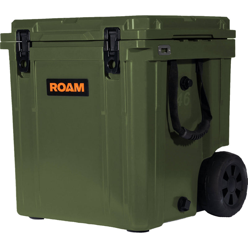 ROAM Adventure Rolling Rugged Cooler (OD Green, 46 Quart)