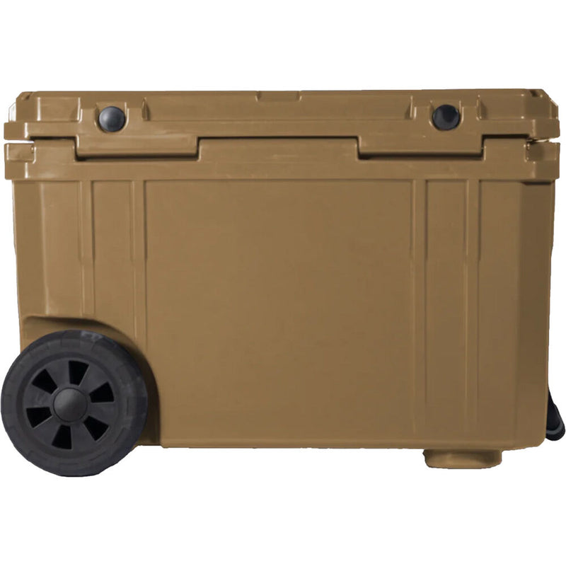 ROAM Adventure Rolling Rugged Cooler (Desert Tan, 55 Quart)