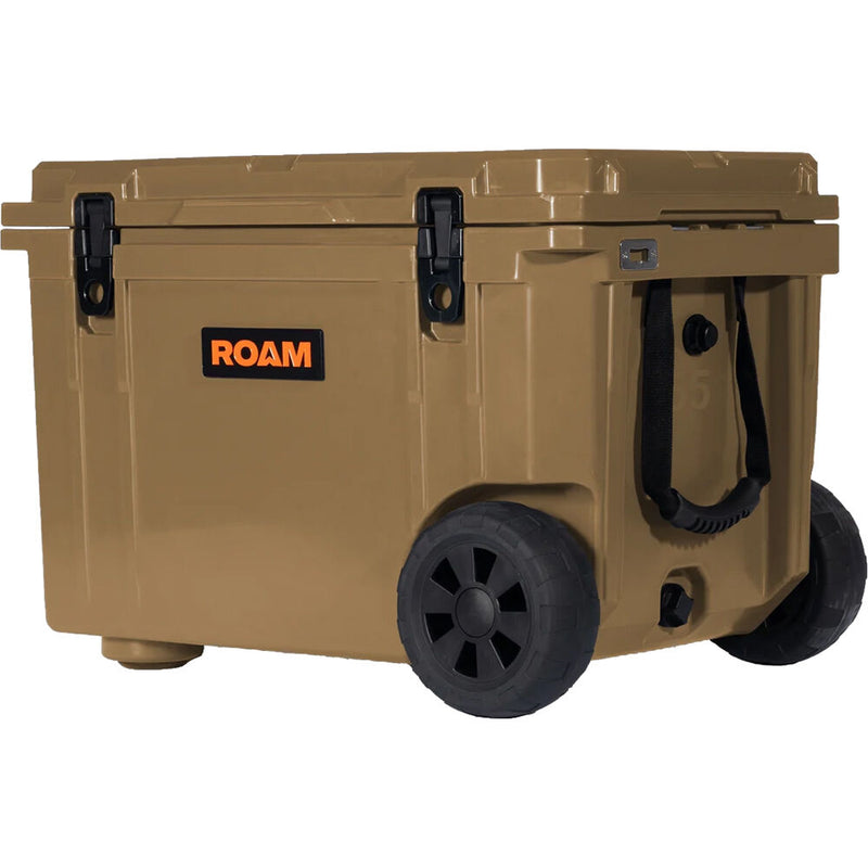 ROAM Adventure Rolling Rugged Cooler (Desert Tan, 55 Quart)