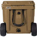 ROAM Adventure Rolling Rugged Cooler (Desert Tan, 55 Quart)