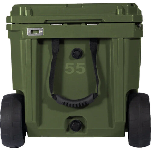 ROAM Adventure Rolling Rugged Cooler (OD Green, 55 Quart)