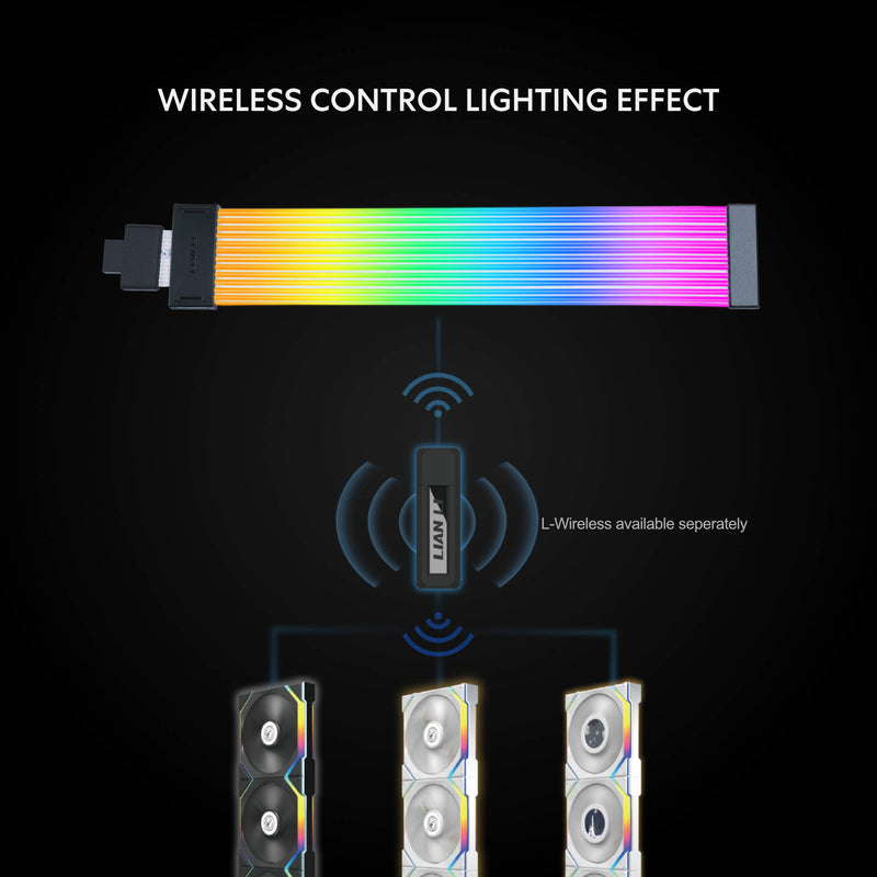 Lian Li Strimer Wireless 16-12 12V-2x6 Pin ARGB Cable