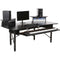 RAB Audio ProRak 88 Audio Desk with Two Rack Bays and Keyboard Tray (Black)