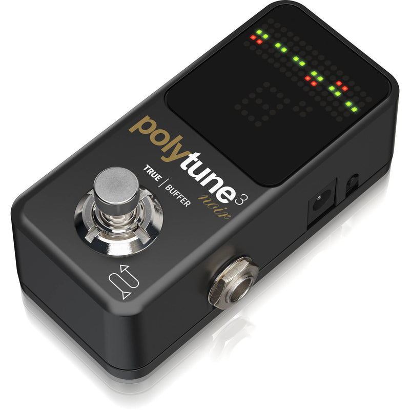 TC Electronic Polytune 3 Noir Polyphonic Tuner Pedal with Buffer