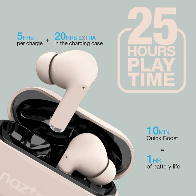 Naztech Xpods Pro True-Wireless Earbuds (Sandstone)