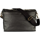 Bronkey Roma Waxed Canvas Messenger Bag (Black)