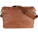 Bronkey Roma Waxed Canvas Messenger Bag (Coffee)