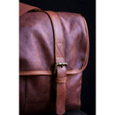 Bronkey Roma Waxed Canvas Messenger Bag (Coffee)