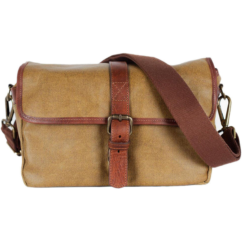 Bronkey Paris Waxed Canvas Camera Bag (Olive Green)