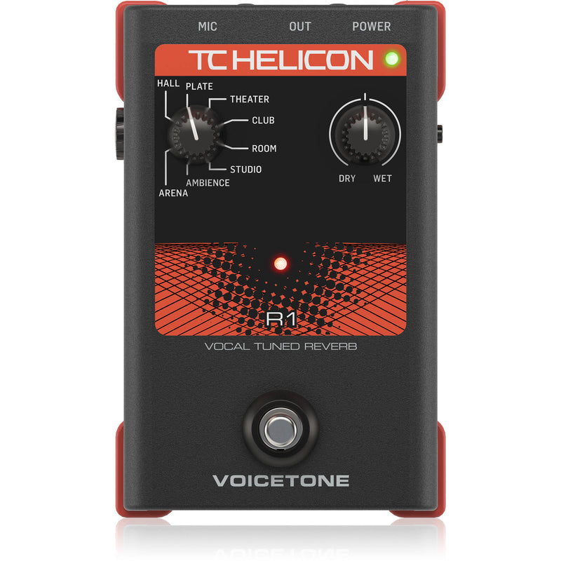 TC-Helicon VoiceTone R1 Vocal Reverb FX Pedal