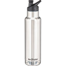 Klean Kanteen Insulated Classic Water Bottle with Loop Cap with Steel Bale (20 oz, Brushed Stainless)