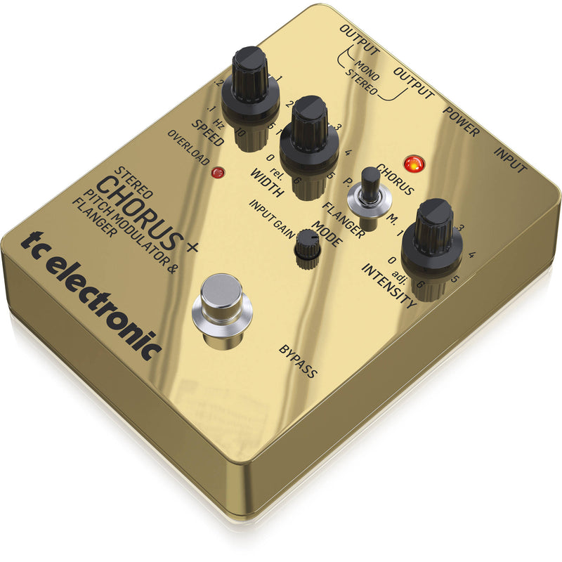 TC Electronic SCF Gold SE Analog Stereo Chorus/Flanger Pedal (Special Edition Gold)