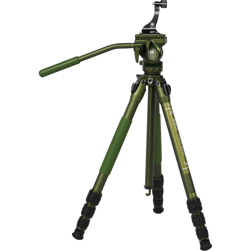 Sirui CT04 Tripod with CT5 Fluid Head and BA-1 Binocular Adapter Kit