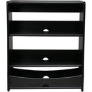 RAB Audio SRS1 Shelving Unit with 2 Decks for Amp Heads (Black)