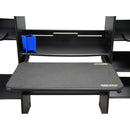 RAB Audio Height-Adjustable Monitor Platform with Slide-Out Tray for ProRak System (Black Trim)