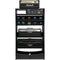 RAB Audio SRS X3 Shelving Unit with 3 RU, Two Amp-Head Decks, and Two Guitar-Pedal Decks (Black)