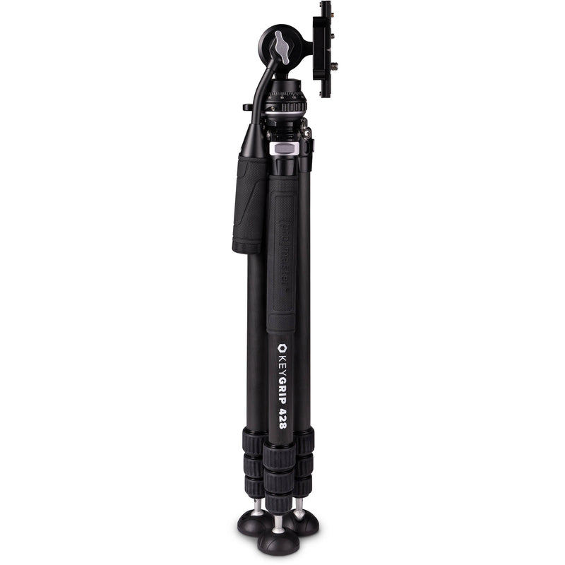 ProMaster Key Grip Carbon Fiber Video Tripod with Pan/Tilt Head