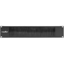 Rocstor Universal Rackmount Brush Panel (2 RU)