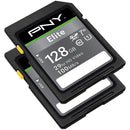 PNY 128GB Elite UHS-I SDXC Memory Card (2-Pack)