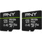 PNY 128GB Pro Elite microSDXC Memory Card (U3, 2-Pack)