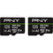 PNY 128GB Pro Elite microSDXC Memory Card (U3, 2-Pack)