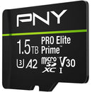 PNY 1.5TB Pro Elite microSDXC Memory Card (U3)