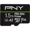 PNY 1.5TB Pro Elite microSDXC Memory Card (U3)