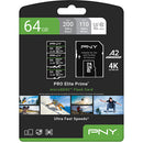 PNY 64GB Pro Elite microSDXC Memory Card (U3, 3-Pack)