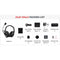 Synco Xtalk XMax5 Wireless Intercom with 5 Dual-Ear Headsets (2.4 GHz)