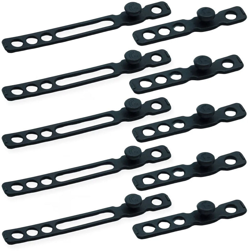 Radius RAD Cable Straps (Black, 10-Pack)