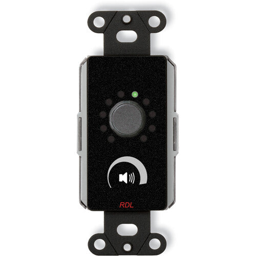 RDL Network Remote Control with LEDs - Dante (Black)