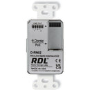 RDL Wall-Mounted Mic/Line Dante Interface 0 X 2 (Black)